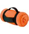 04342 Stavenger SOL'S Stavenger Plaid Fleece Blanket Bright Orange colour image